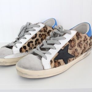 Super-Star sneakers in leopard-print